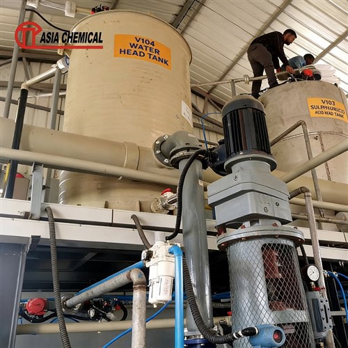 Peralatan Pengeluaran Aluminium Sulfat{0}}Gred Industri